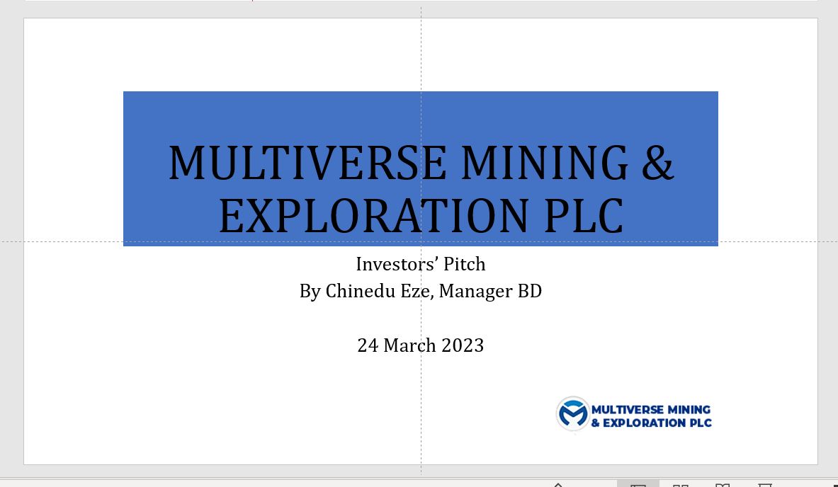 Presentation Title Slide