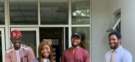 L-R: Kehinde Williams; Omolade Omotayo; Nwamaka Banye; Egbe Eja; Ono-Jefe-eroro Mrakpor