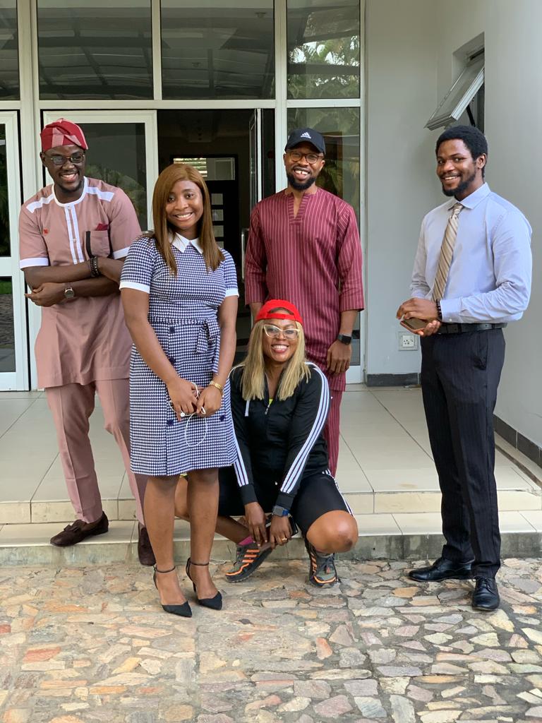 L-R: Kehinde Williams; Omolade Omotayo; Nwamaka Banye; Egbe Eja; Ono-Jefe-eroro Mrakpor